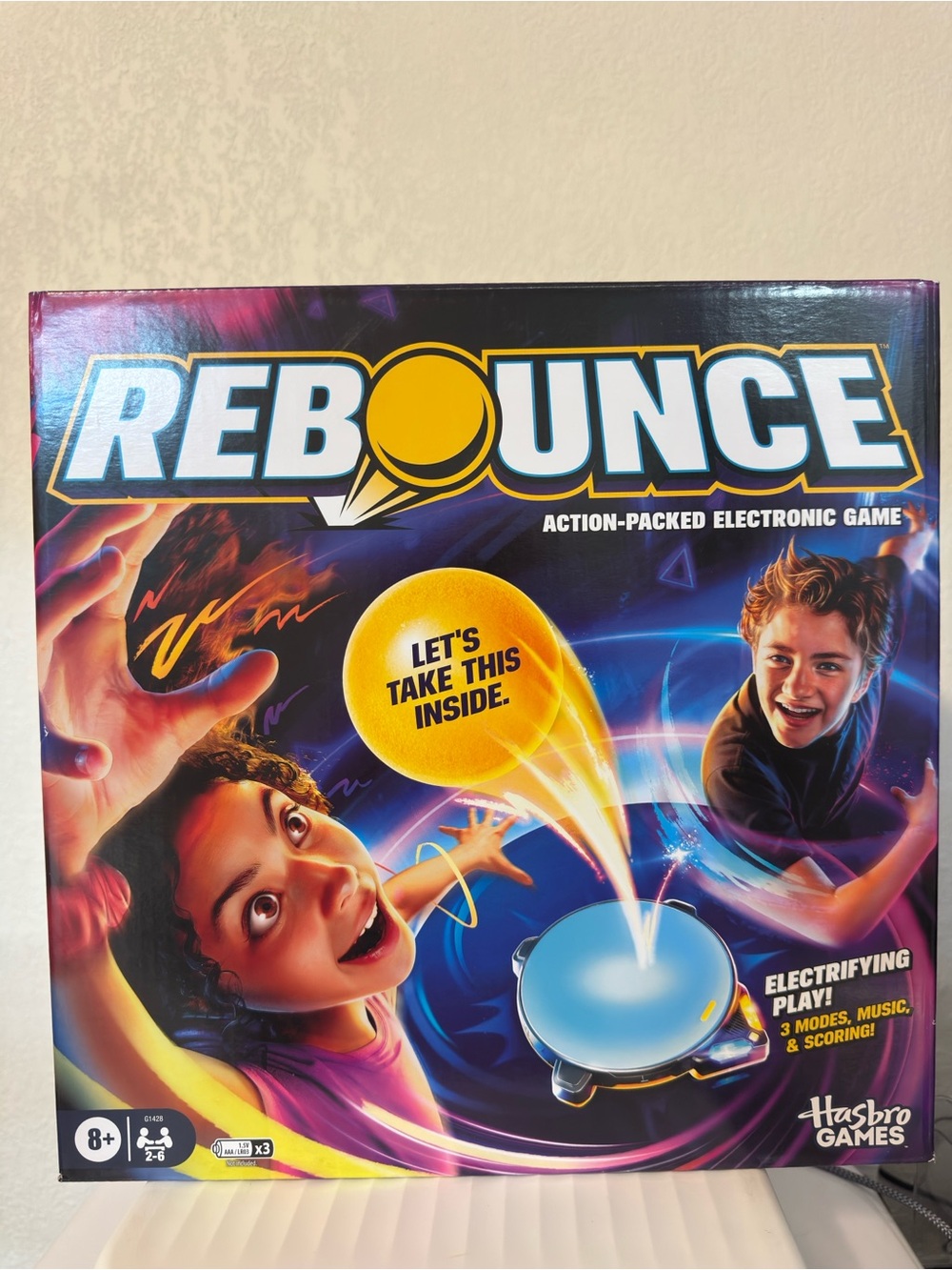 Rebounce Electronic Game - Blue and Yellow